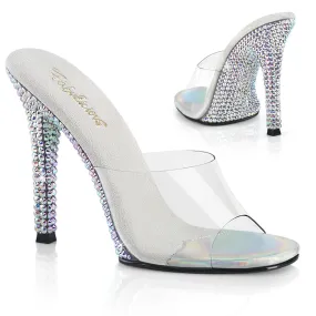 4 Inch Heel GALA-01DML Clear Rhinestone