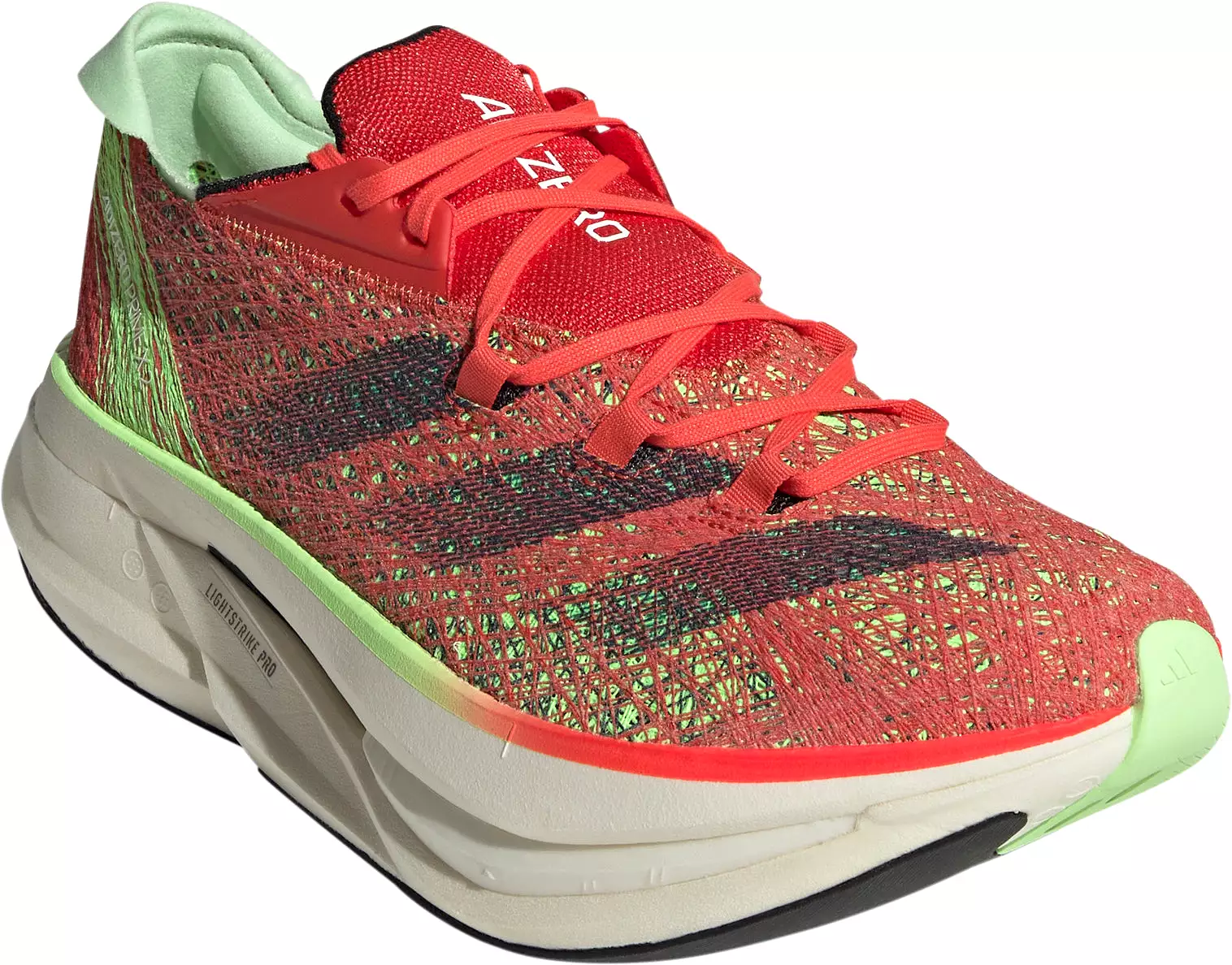 adidas Adizero Prime X 2.0 Strung Running Shoes - Red