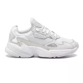 Adidas Falcon Lace-Up White Synthetic Womens Trainers B28128