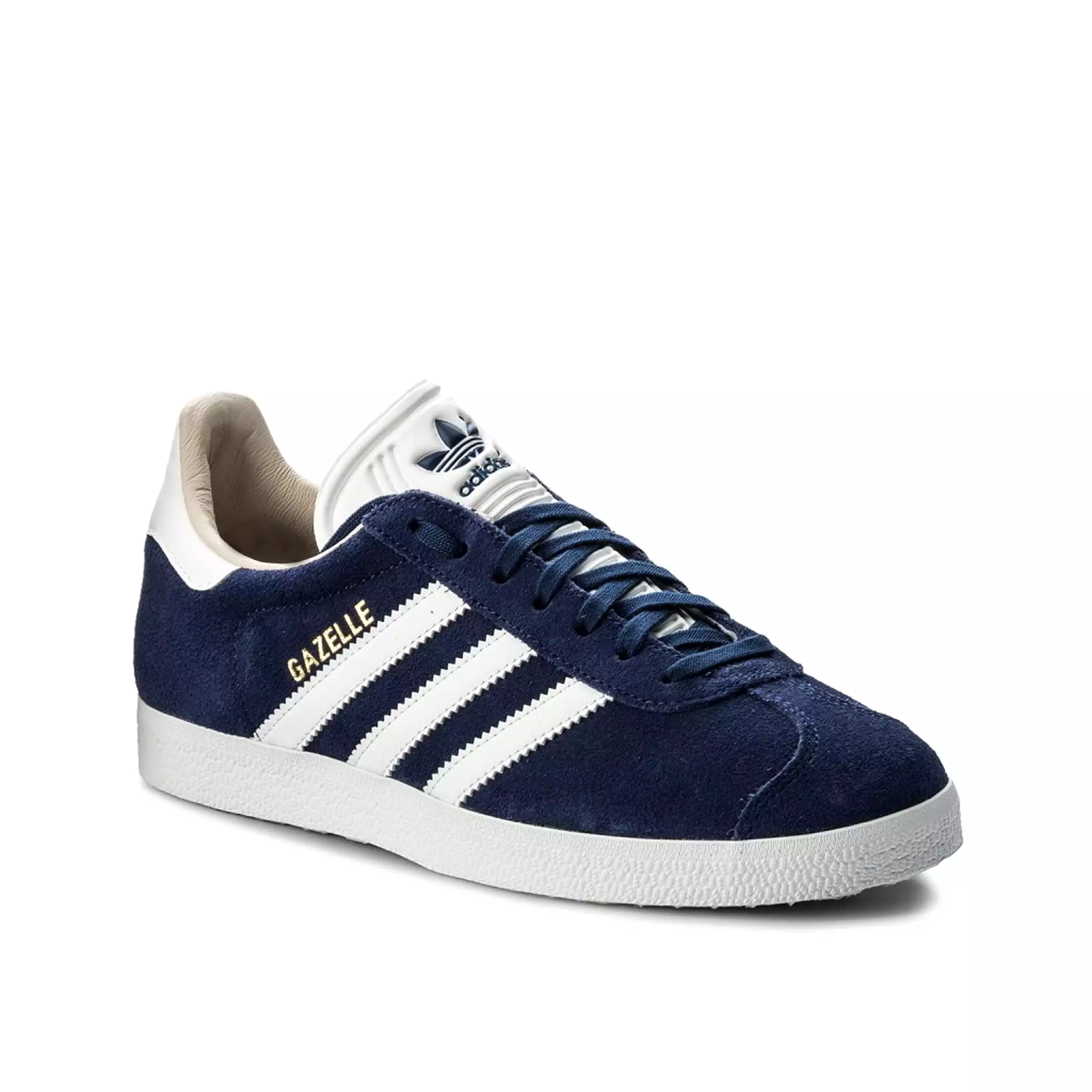 Adidas Gazelle Lace-Up Blue Suede Leather Womens Trainers CQ2187