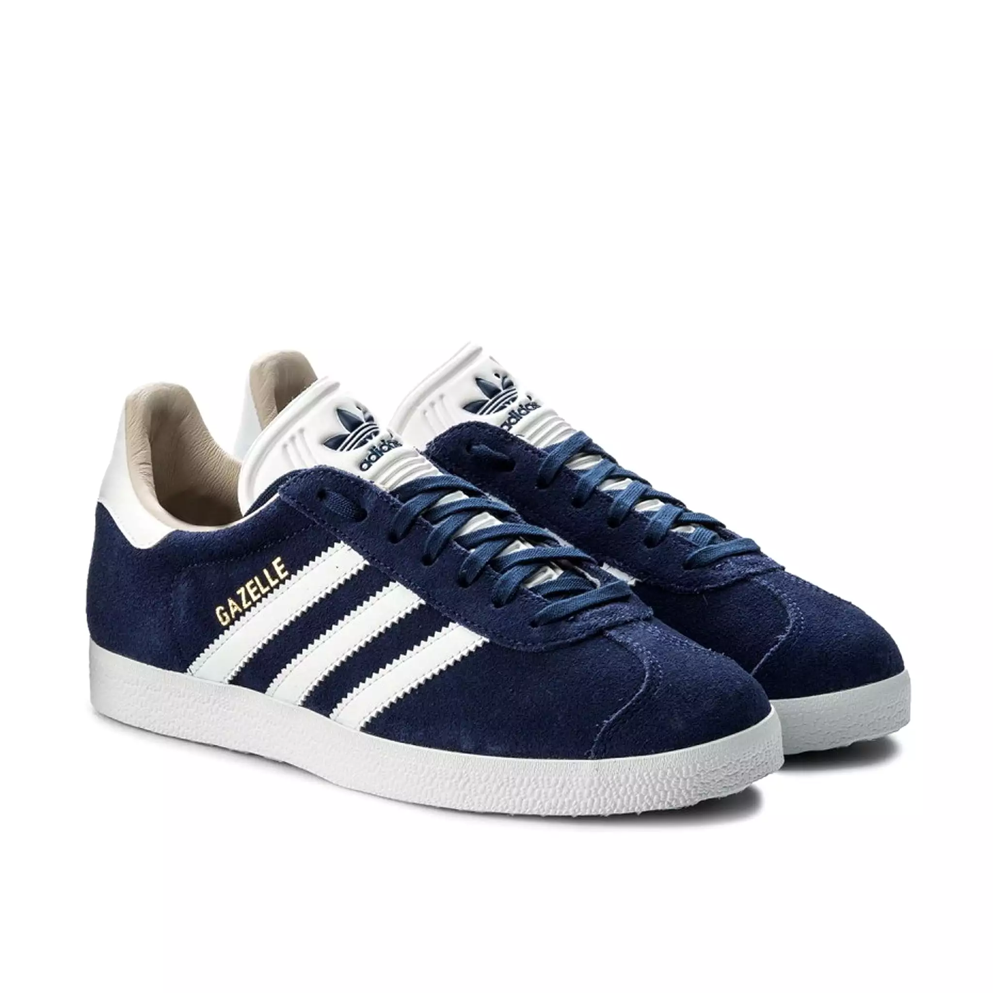 Adidas Gazelle Lace-Up Blue Suede Leather Womens Trainers CQ2187