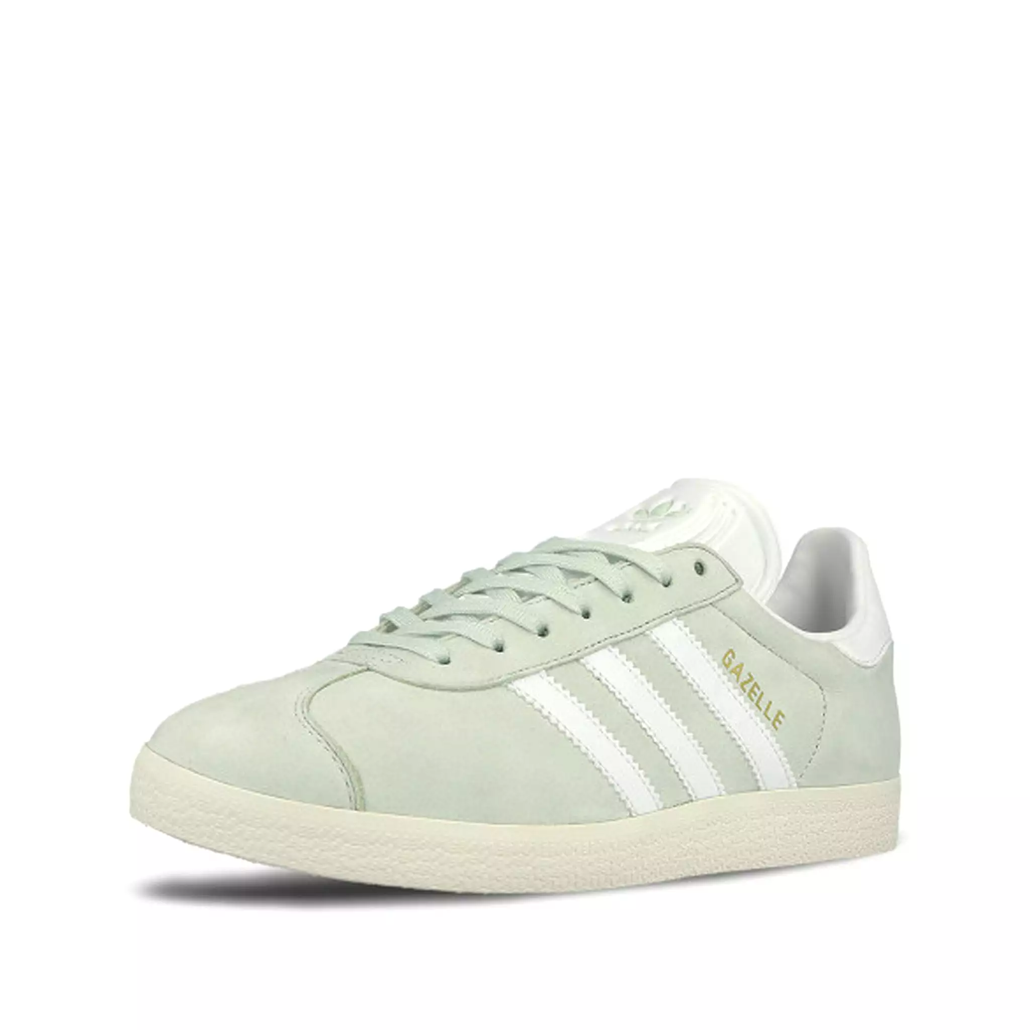 Adidas Gazelle Lace-Up Green Suede Leather Womens Trainers BY9034