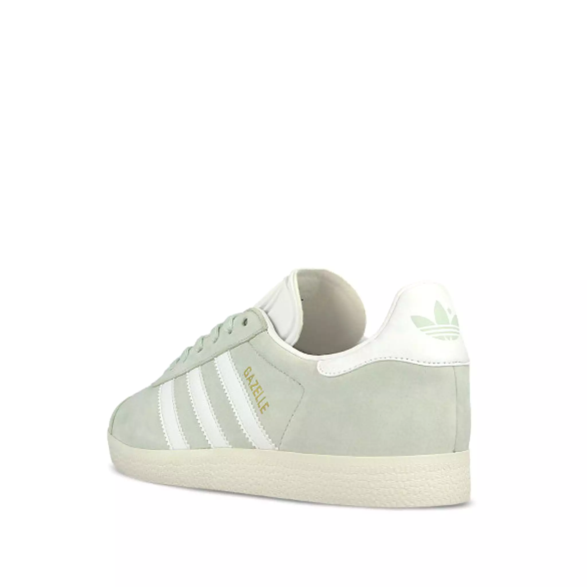 Adidas Gazelle Lace-Up Green Suede Leather Womens Trainers BY9034