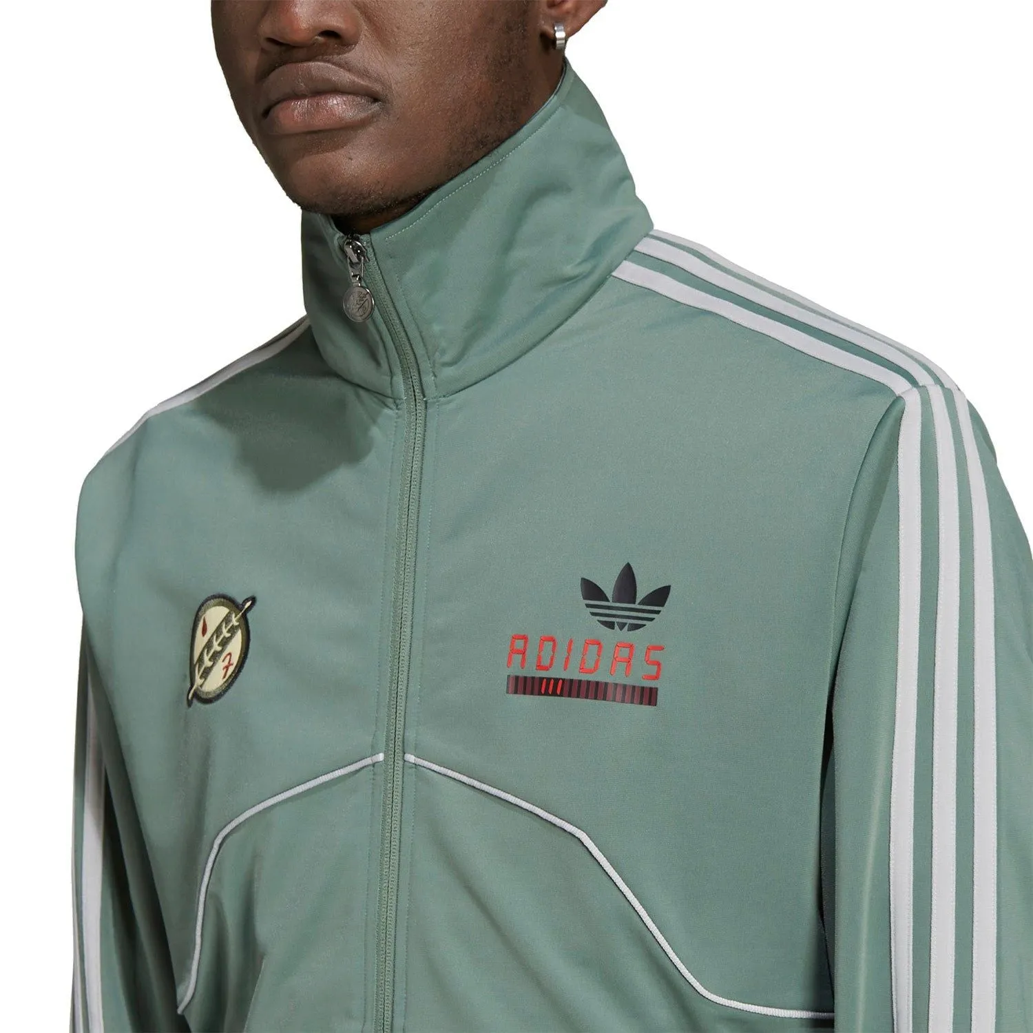 adidas Originals Boba Fett Star Wars Firebird Track Jacket - Trace Green