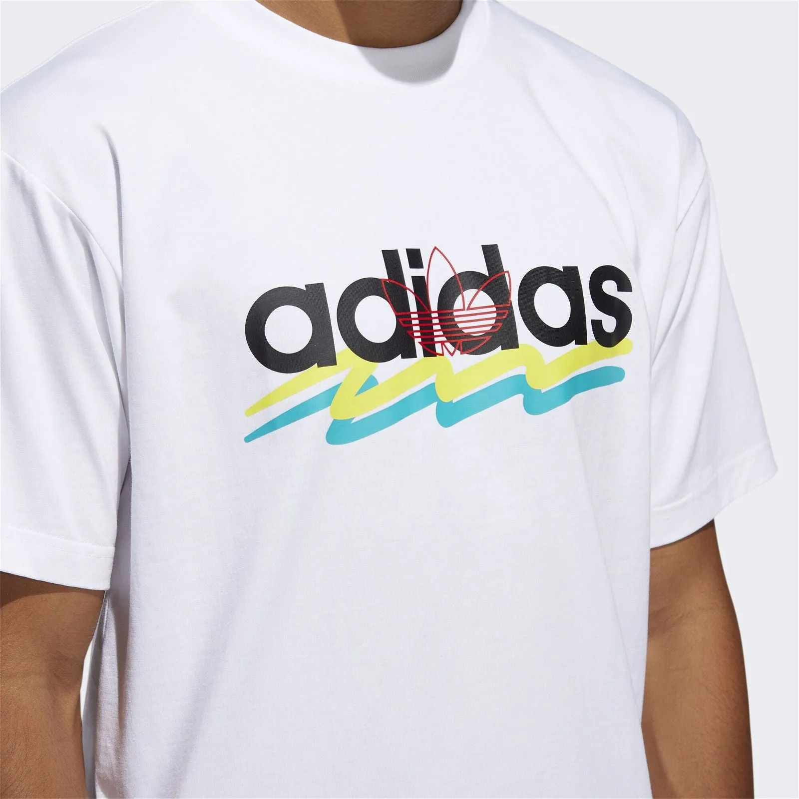 adidas Originals Brush Stroke Tee - White