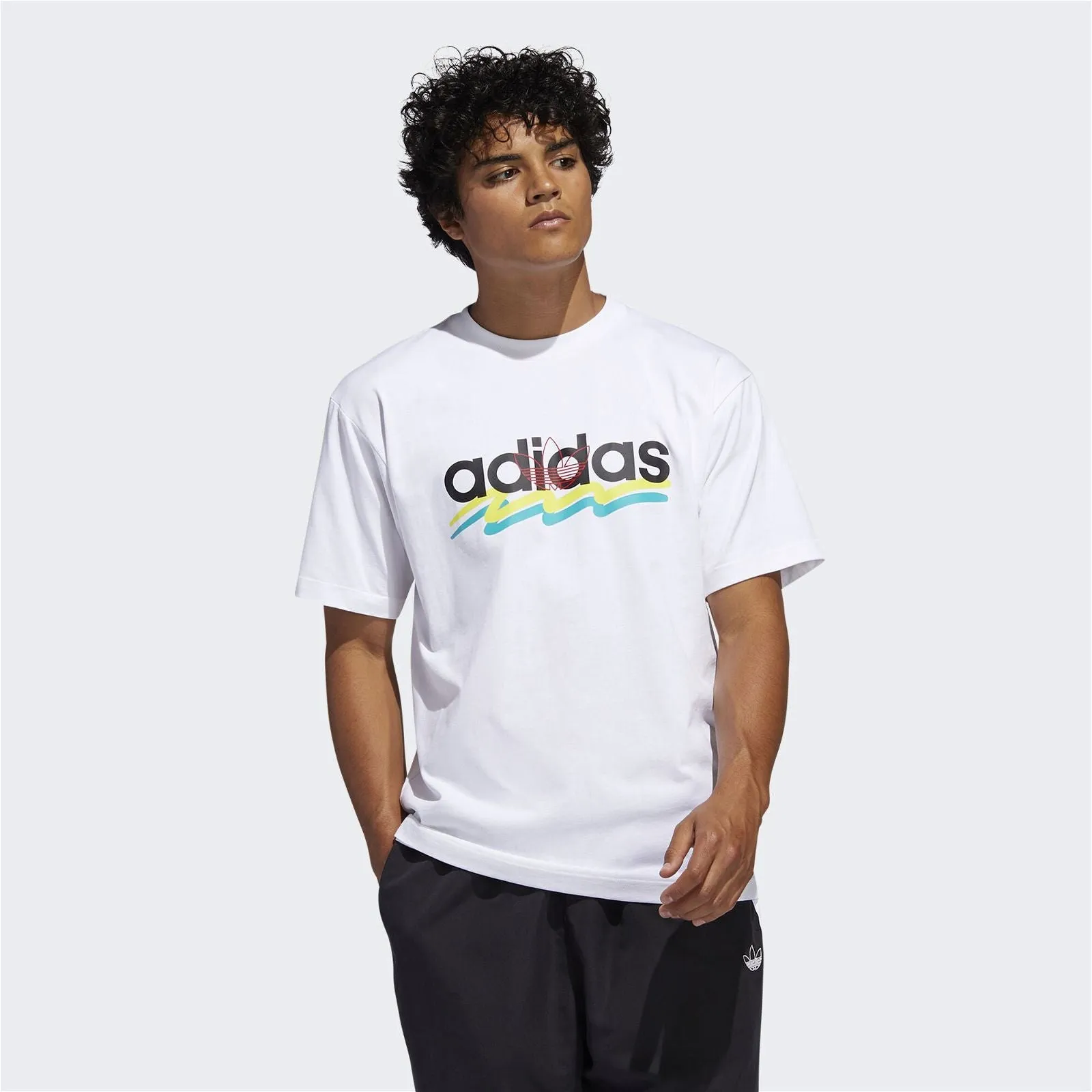 adidas Originals Brush Stroke Tee - White