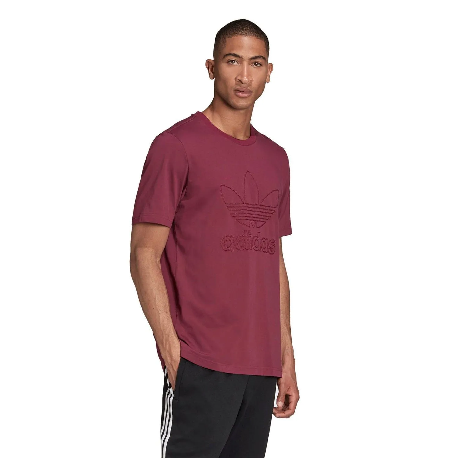 adidas Originals Graphics Trefoil Series Tee - Burgundy