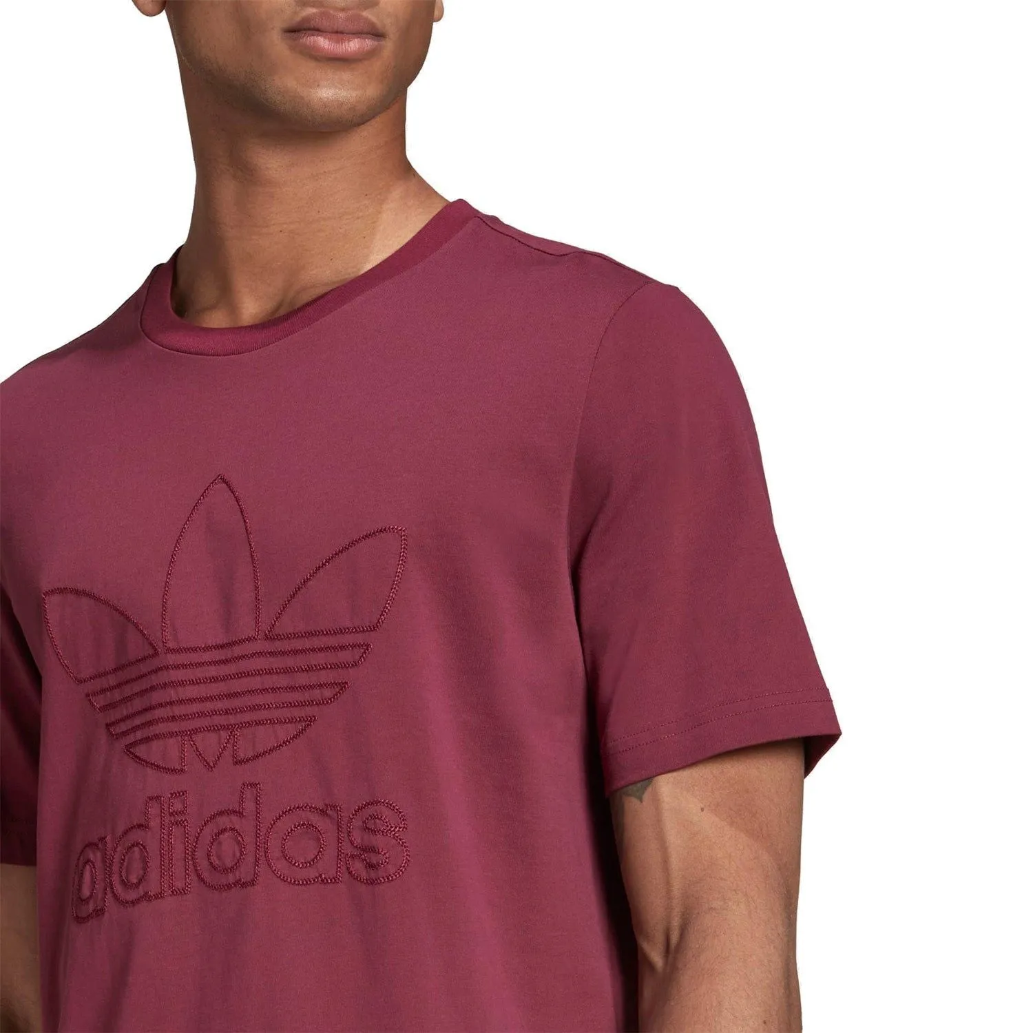 adidas Originals Graphics Trefoil Series Tee - Burgundy