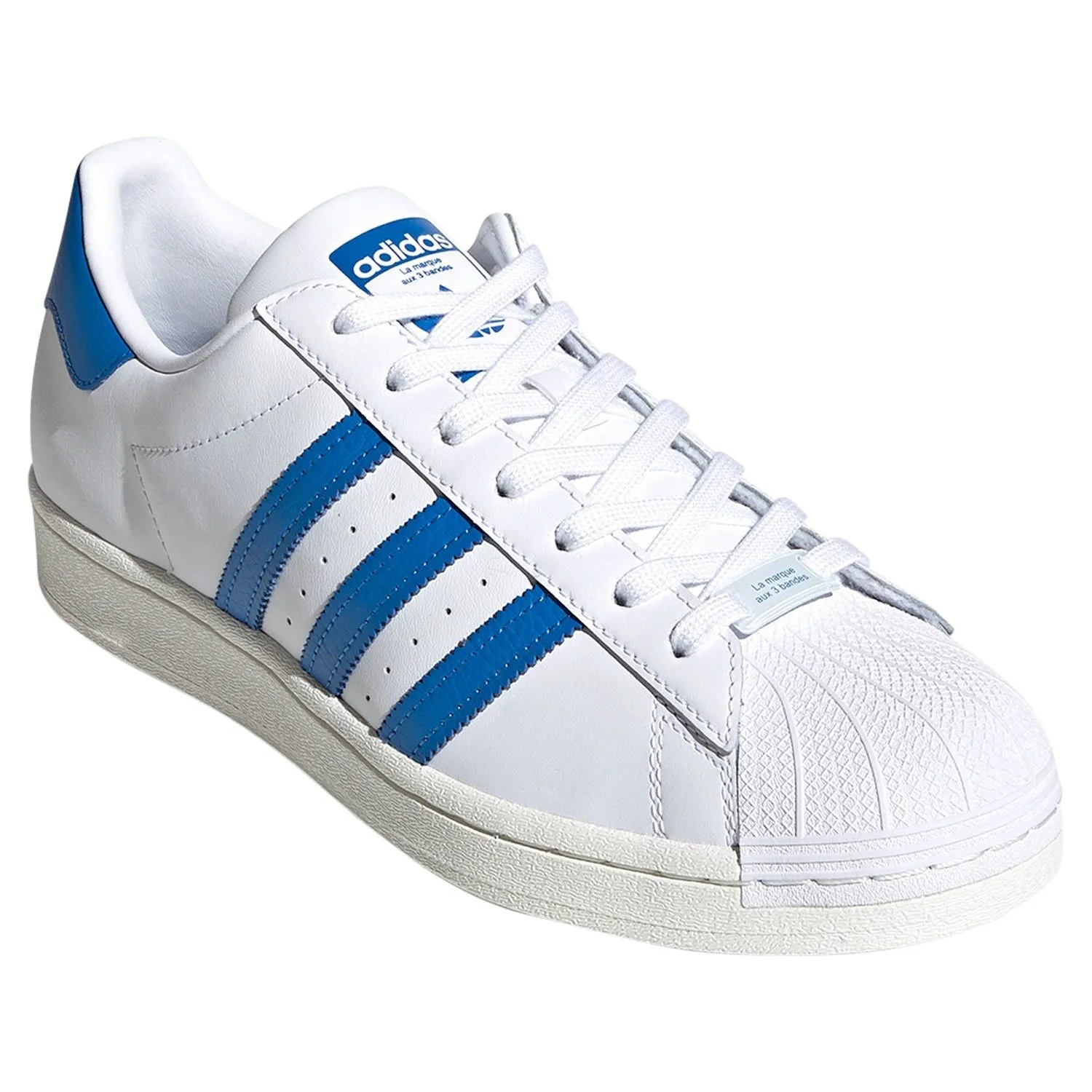 adidas Originals Superstar Shoes - White / Bluebird