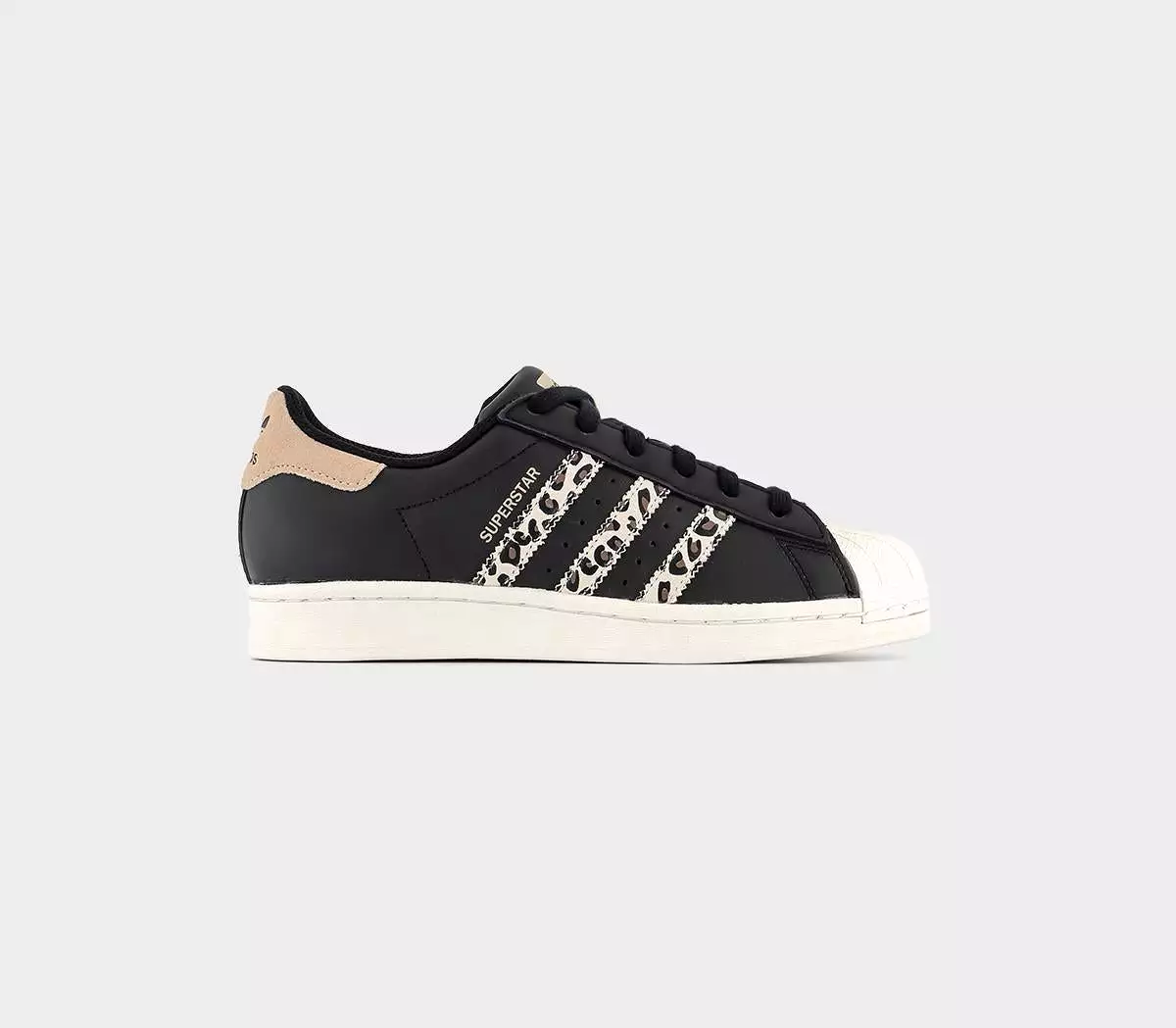 adidas Superstar Black Offwhite Magic Beige Trainers