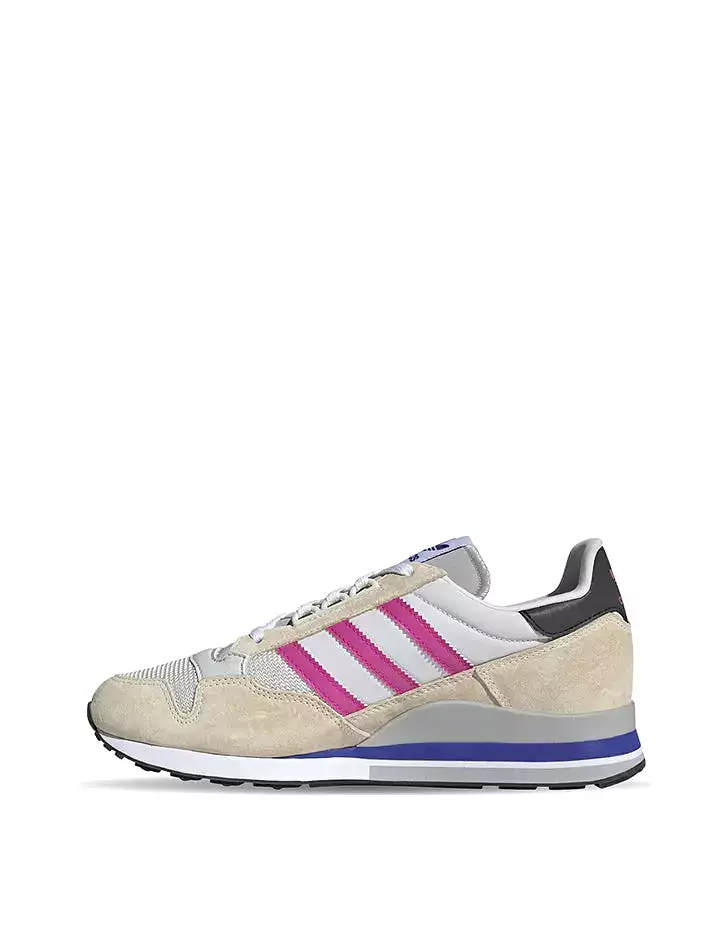 Adidas Womens Originals ZX 500 Trainer Wonder White / Shock Pink