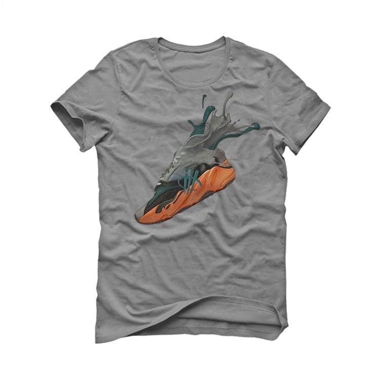 adidas Yeezy Boost 700 “Wash Orange” Grey T-Shirt (SPLASH YEE)