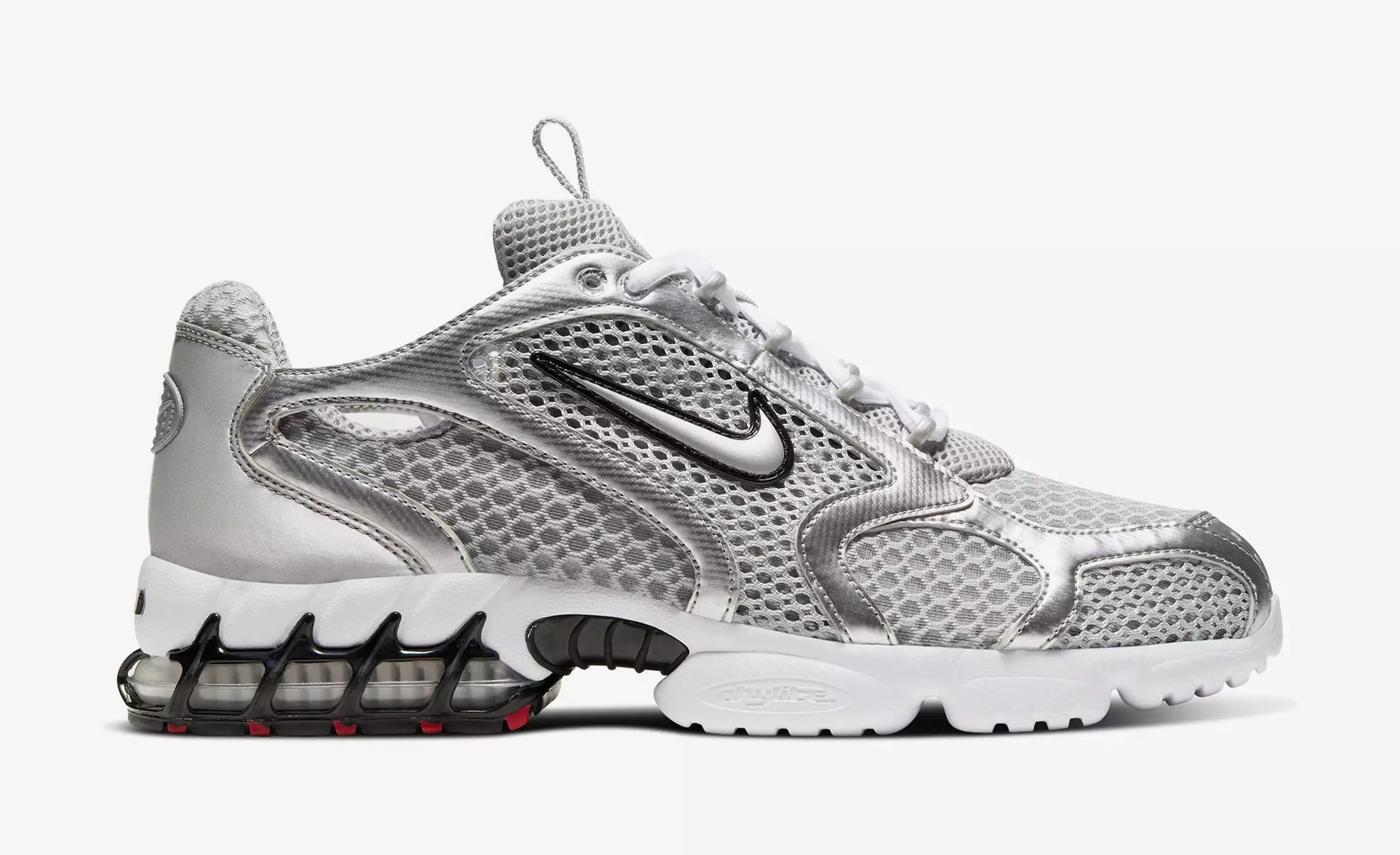 Air Zoom Spiridon Cage 2 Mens Running Shoes (Light Smoke Grey/Metallic Silver)