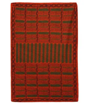 Alexandra Tsoukala Orange Circe Pleated Scarf | Jules B