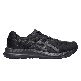 ASICS MEN'S GEL CONTEND-8 TRIPLE BLACK RUNNING SHOE