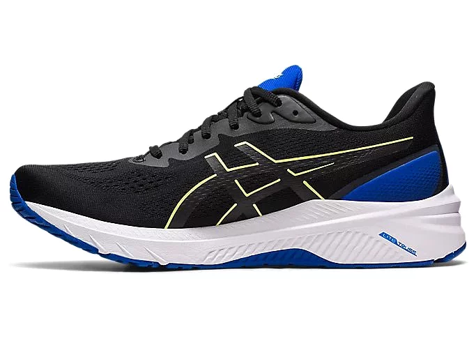 ASICS MEN'S GT 1000-12 BLACK/YELLOW SHOES