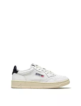 Autry Medalist Low Leather Trainers White / Space