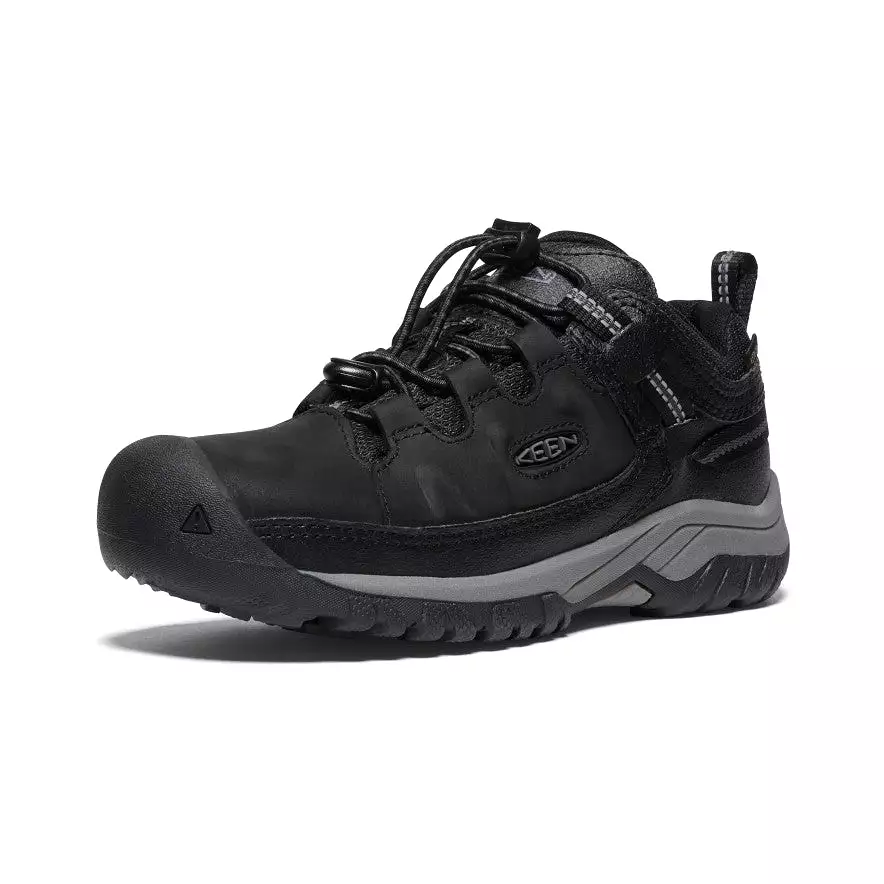 Big Kids' Targhee Waterproof Shoe  |  Black/Steel Grey