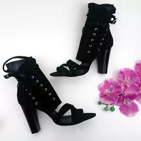 Black Designer Ankle Shoes