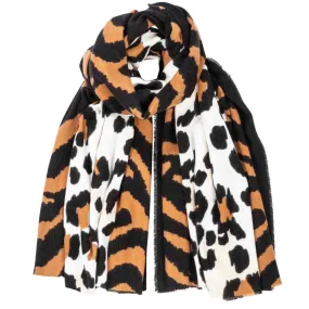 Boardmans Helga Animal Print Scarf.