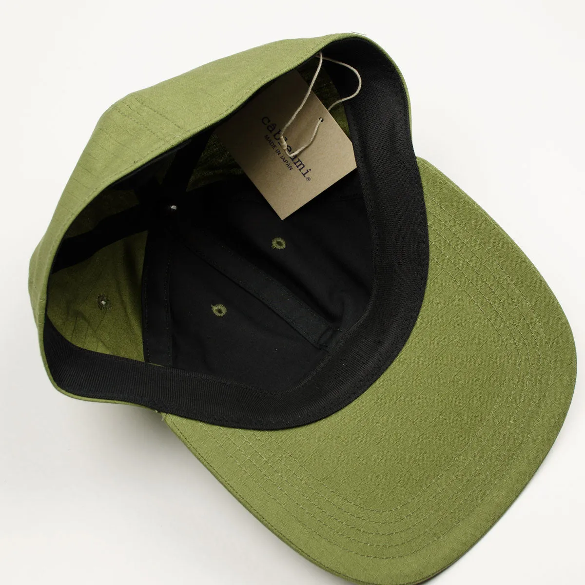 cableami - Ripstop Long Bill Cap - Olive