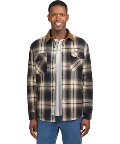 Chaps Men's Printed Flannel Shirt Jacket