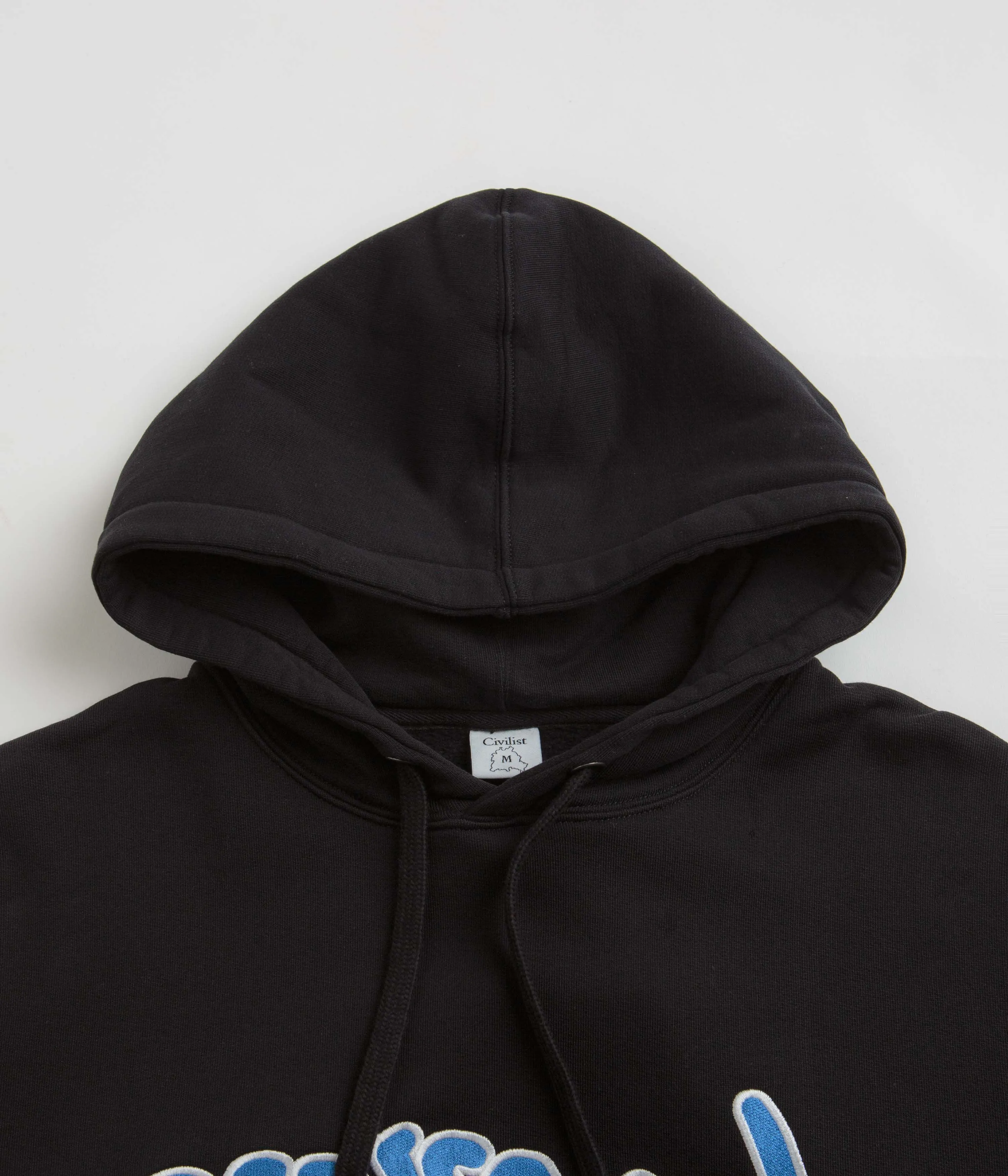 Civilist Curl Hoodie - Black