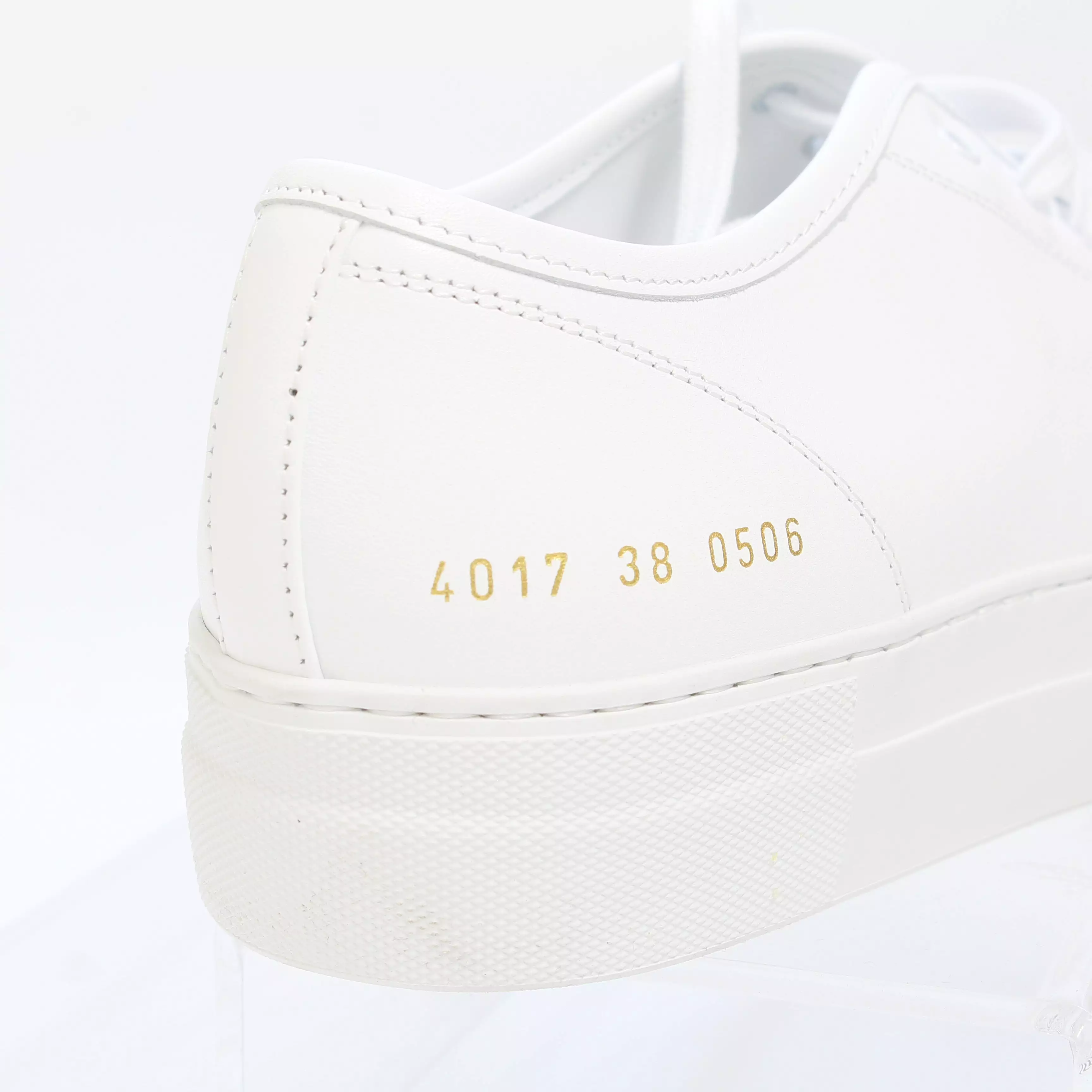 Common Projects Tournament Low Super White Leather Trainers