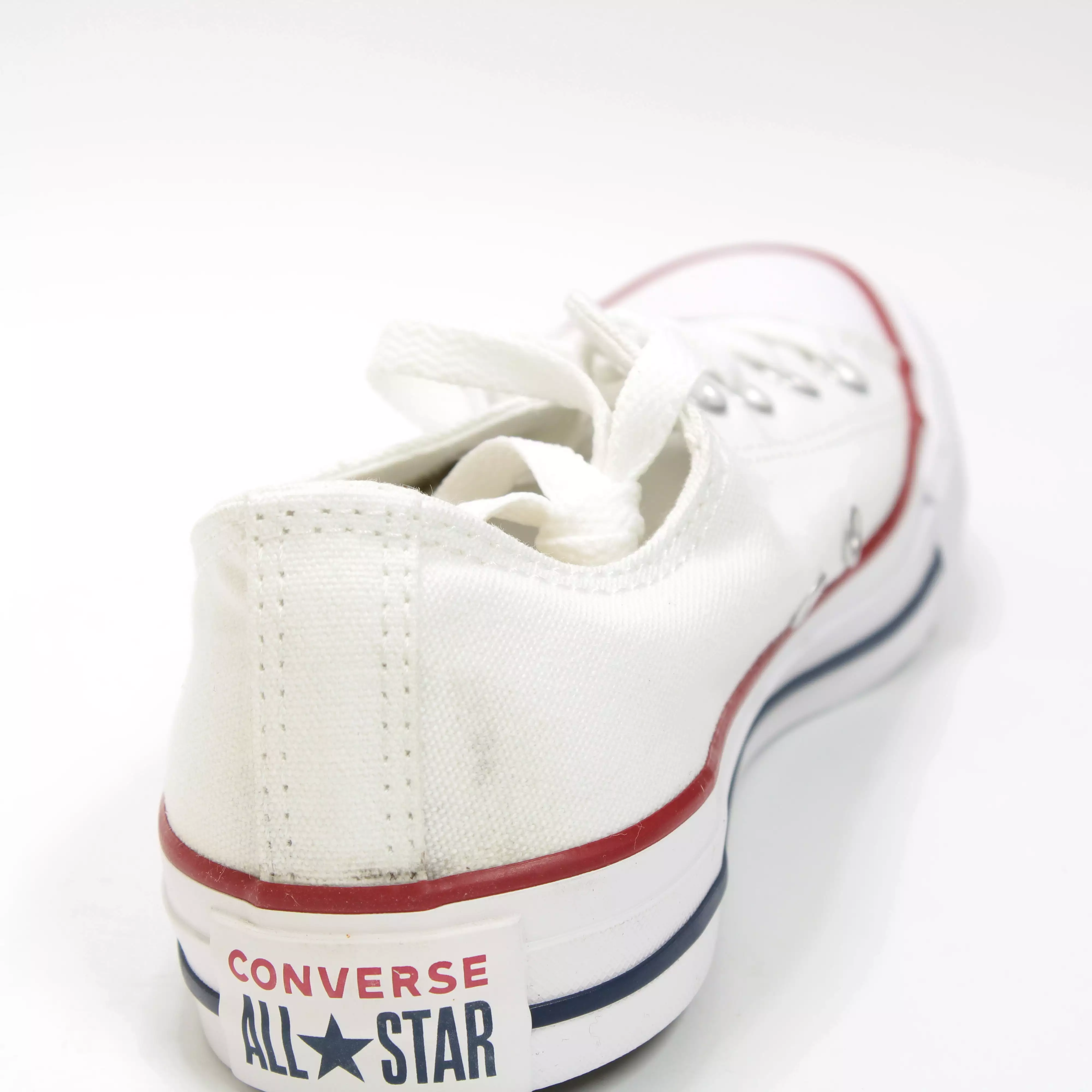 Converse All Star Low White Canvas Uk Size 4