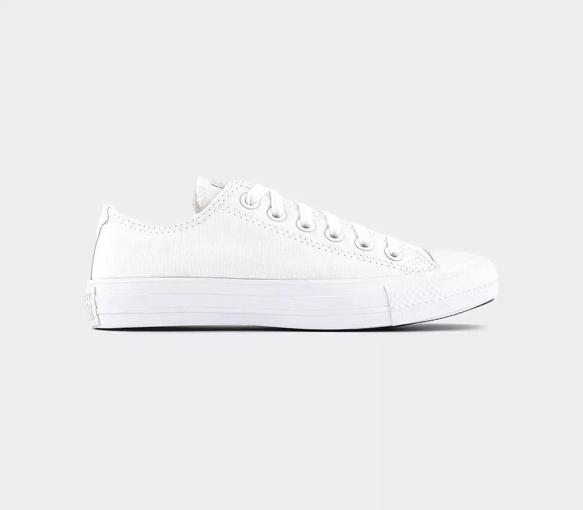 Converse All Star Low White Mono Trainers