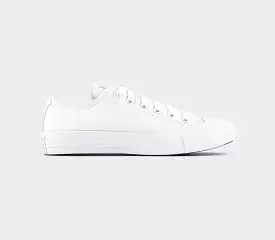 Converse All Star Low White Mono Trainers