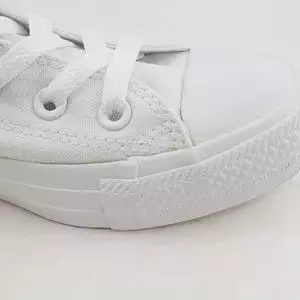 Converse All Star Low White Mono Trainers