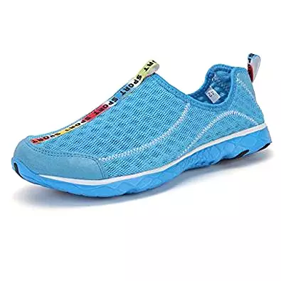 DoGeek Water Shoes Mens Womens Slip-On Quick Drying Aqua Shoes with Drainage Holes for Swim,Aqua Surf,Beach,Wetsuit Trainers Bre