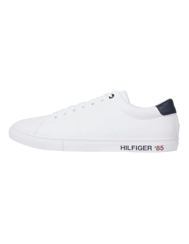 Foxing Logo Vulc Sneaker in White