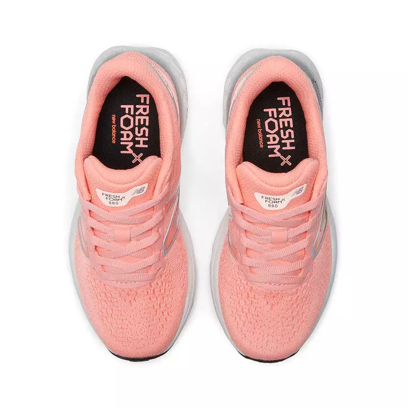 Fresh Foam X Kid's 880v12 Running Shoe - Grapefruit