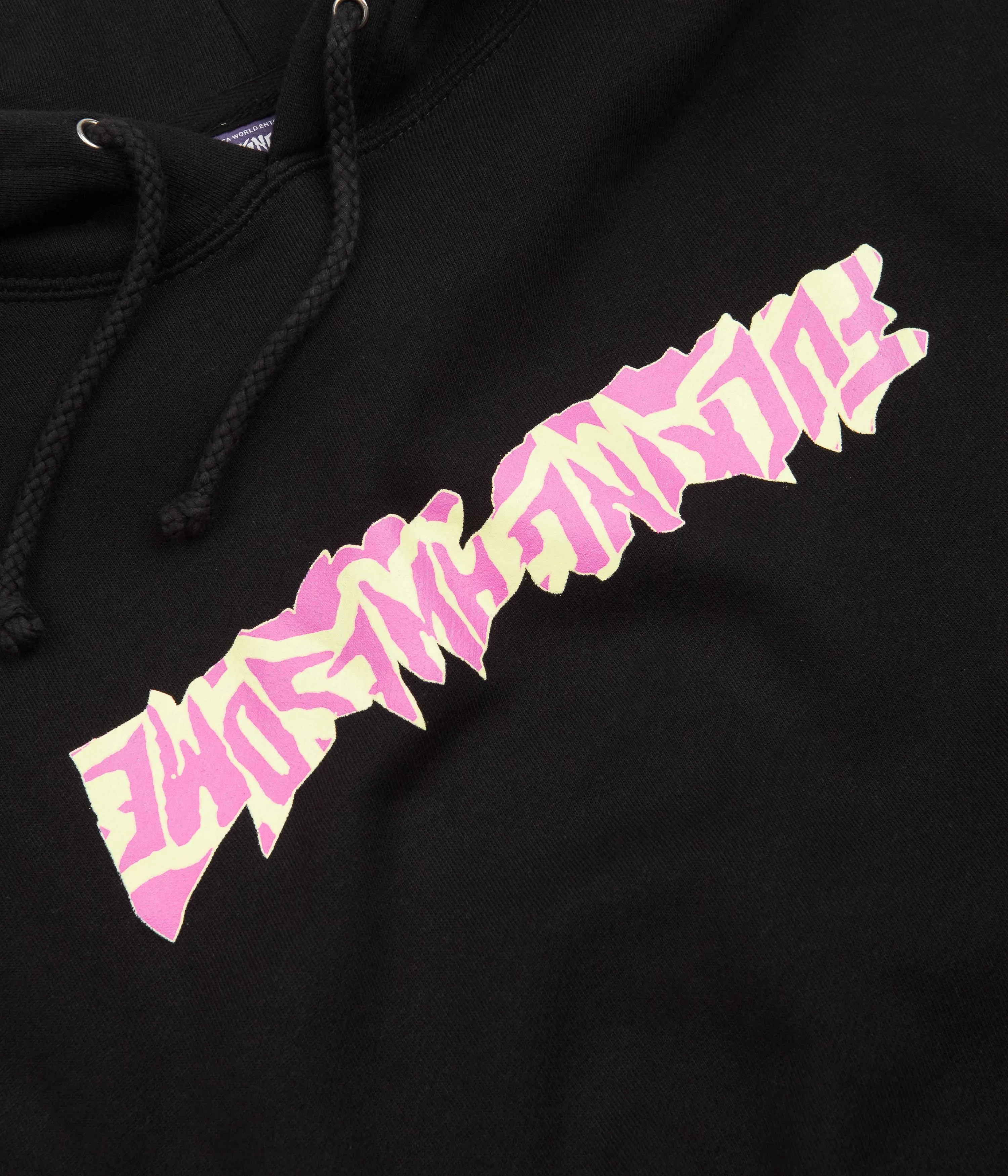 Fucking Awesome Cut Out Logo Hoodie - Black