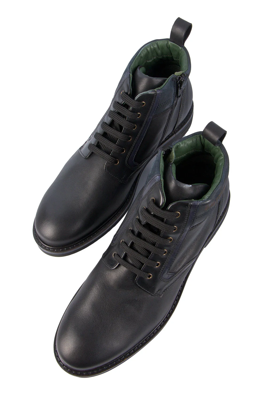 Galizio Torresi Lace Boots Nero/Navy