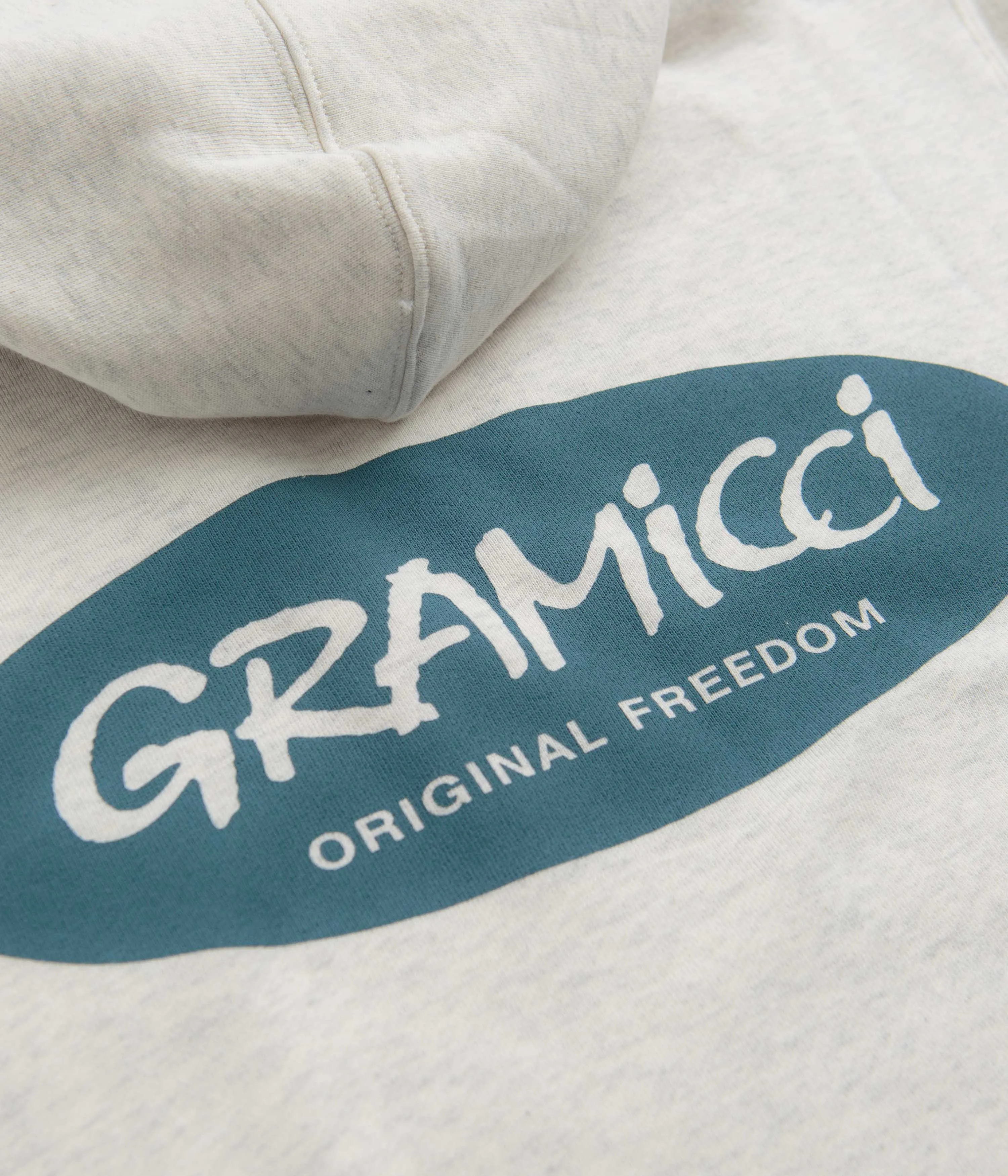 Gramicci Original Freedom Oval Hoodie - Ash Heather