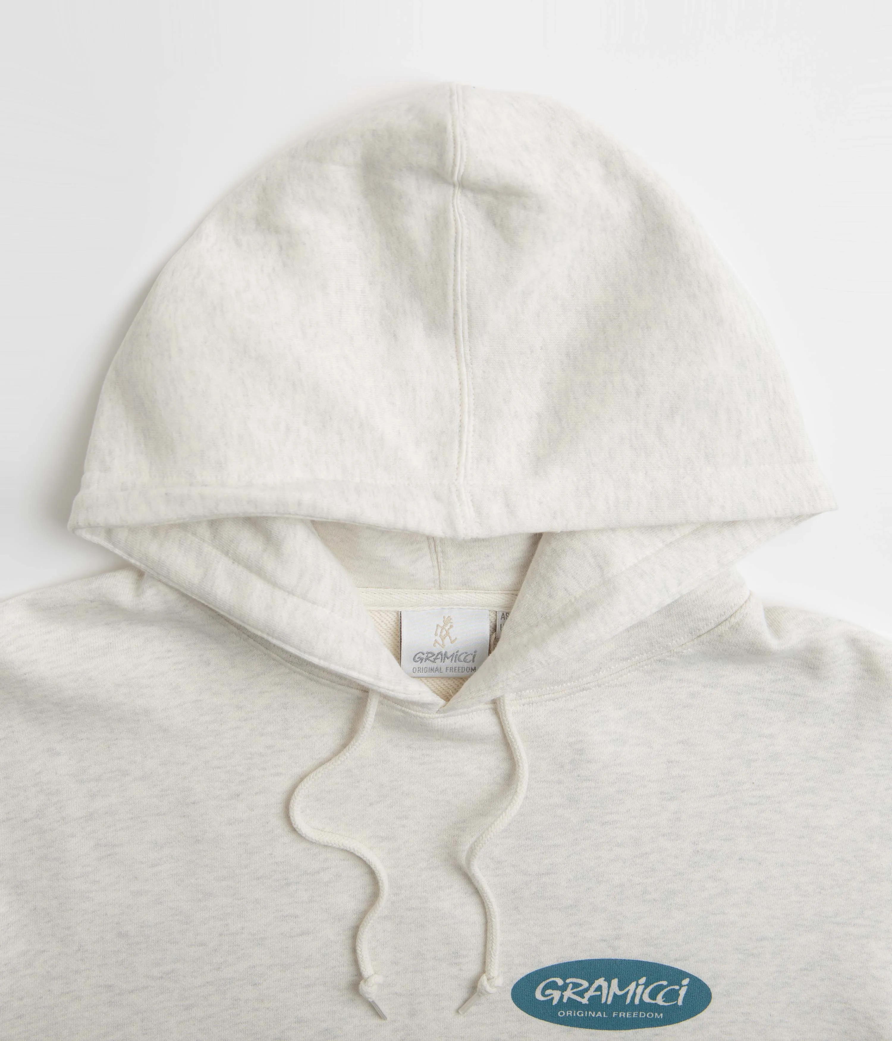 Gramicci Original Freedom Oval Hoodie - Ash Heather