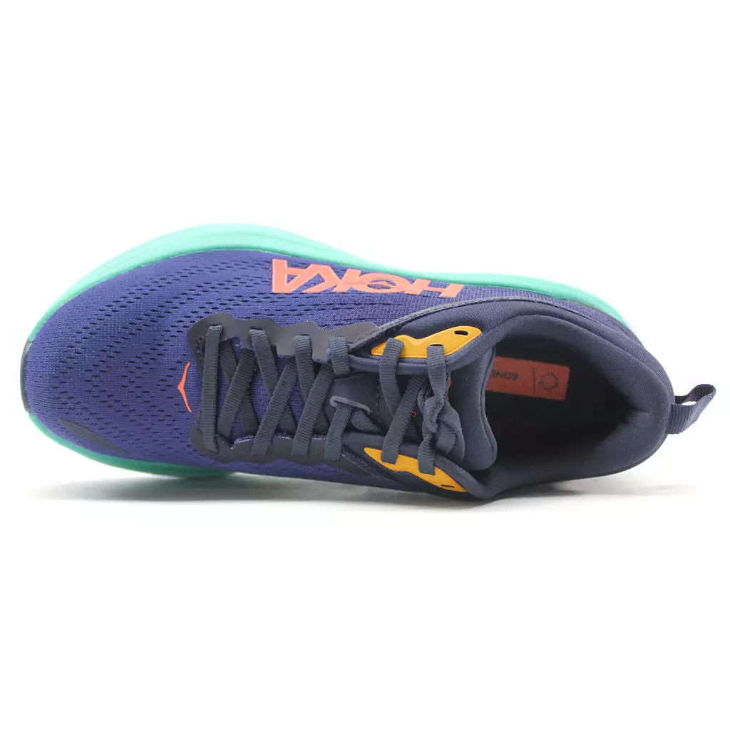 Hoka One One Womens Trainers Bondi 8 Lace-Up Low-Top Sneakers Textile - UK 7