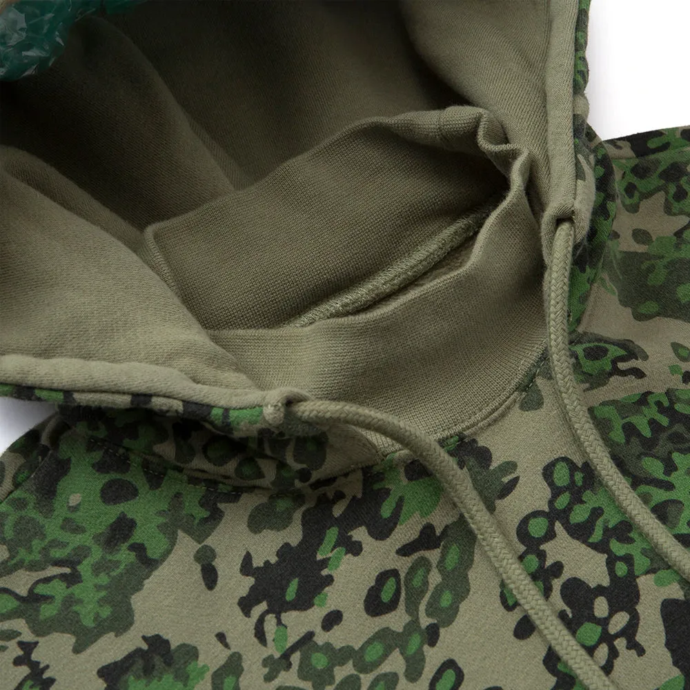 HUF CONTRA MOCKNECK P/O HOODIE // GREEN CAMO