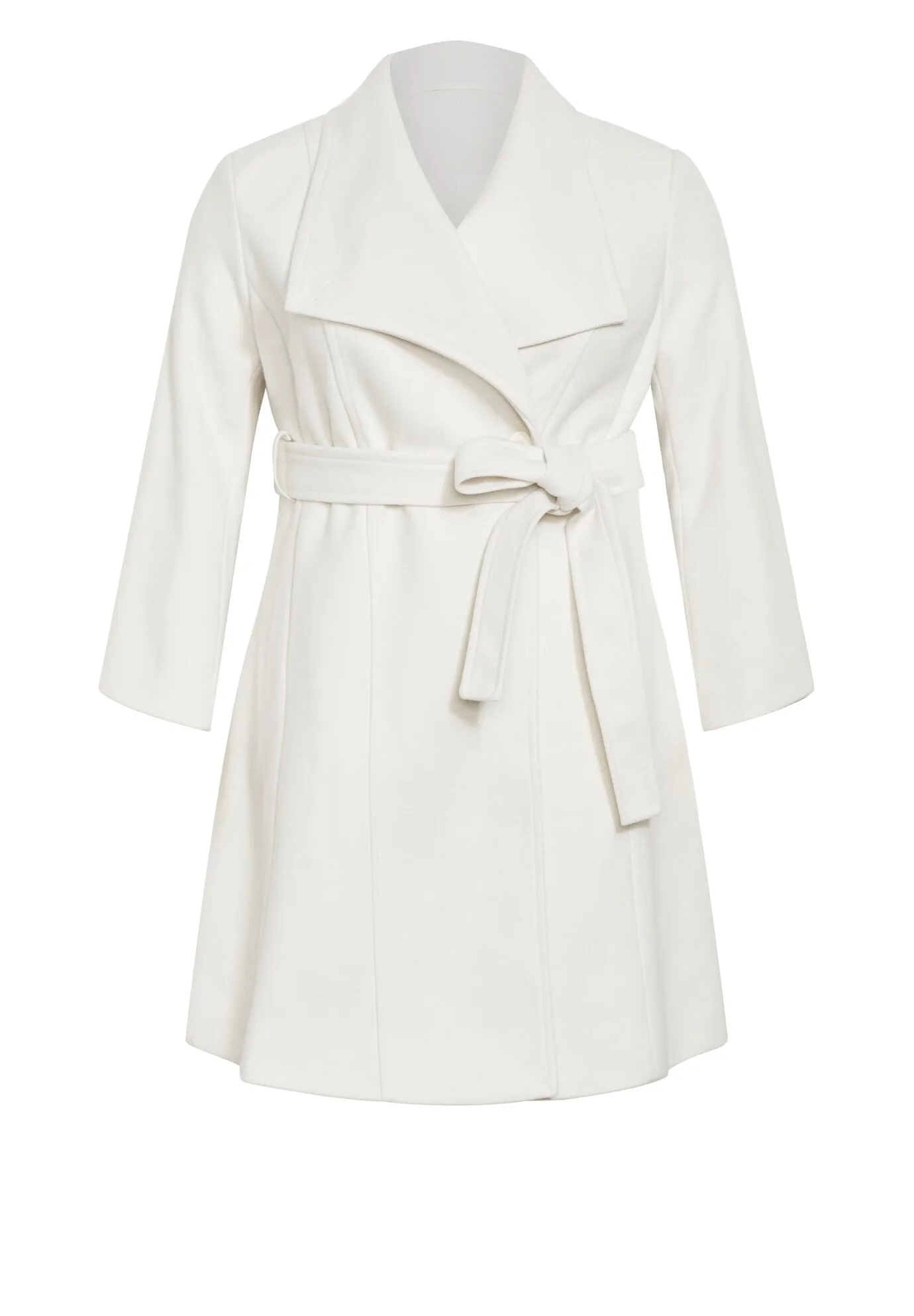 Isla Wrap Waist Tie Coat