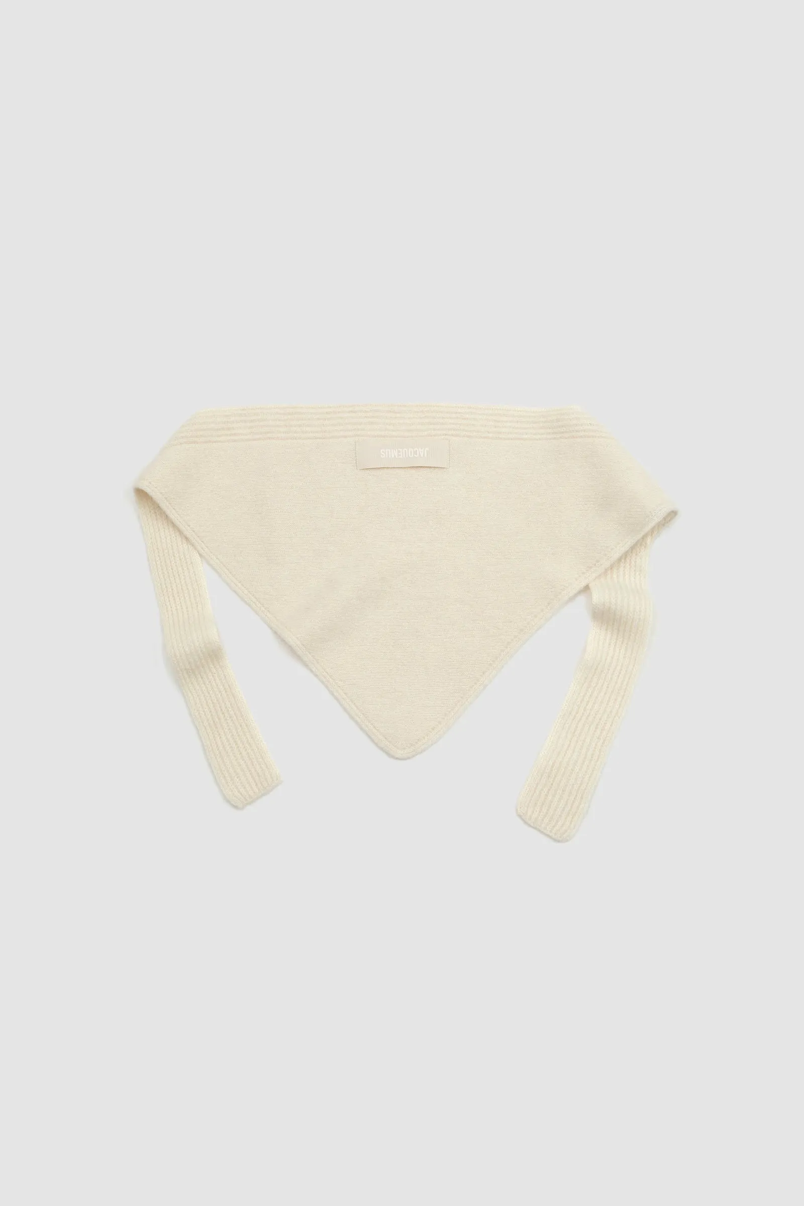 Jacquemus Le Chale Gross Grain Off-White