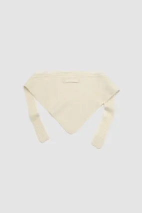 Jacquemus Le Chale Gross Grain Off-White