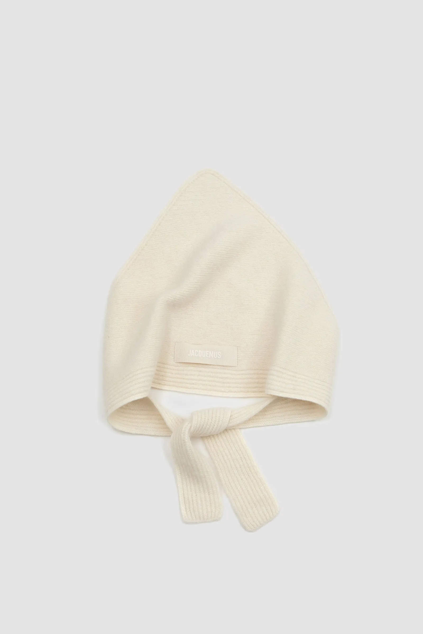 Jacquemus Le Chale Gross Grain Off-White