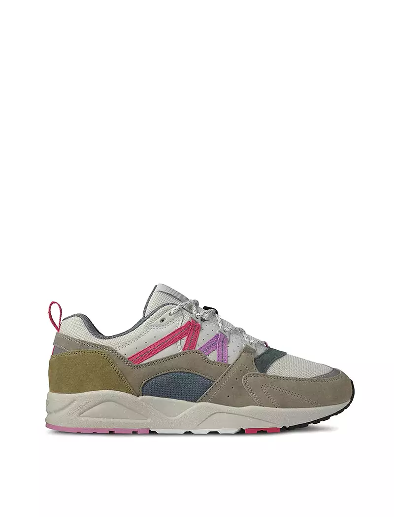 Karhu Womens Fusion 2.0 Trainers Abbey Stone/ Pink Yarrow