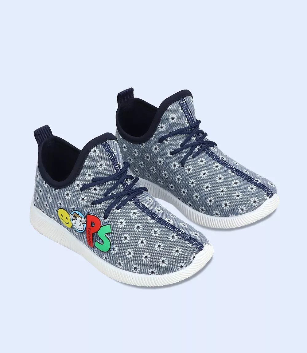 KB0127-BLUE-Boys Casual Sneakers