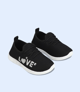 KB0131-BLACK-Boys Casual Sneakers