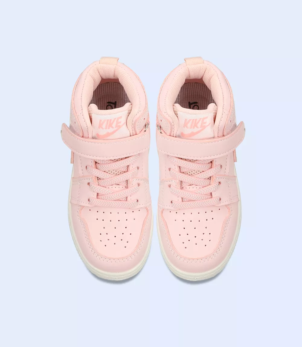 KG0072-PINK-Girls Casual Sneakers