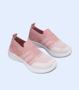 KG0081-PINK-Girls Casual Sneakers